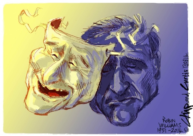 Robin Williams Behind The Mask